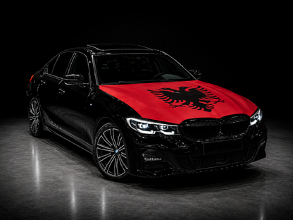 Elastic Fabric Hood Flag (Compatible with all cars)