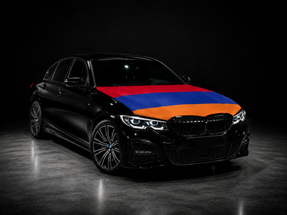 Elastic Fabric Hood Flag (Compatible with all cars)