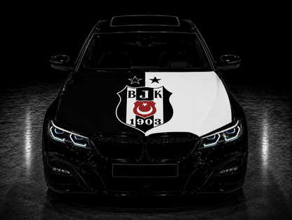 Elastic Fabric Hood Flag (Compatible with all cars)