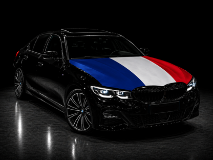 Elastic Fabric Hood Flag (Compatible with all cars)