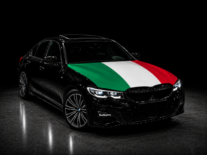 Elastic Fabric Hood Flag (Compatible with all cars)