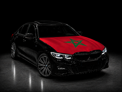 Elastic Fabric Hood Flag (Compatible with all cars)