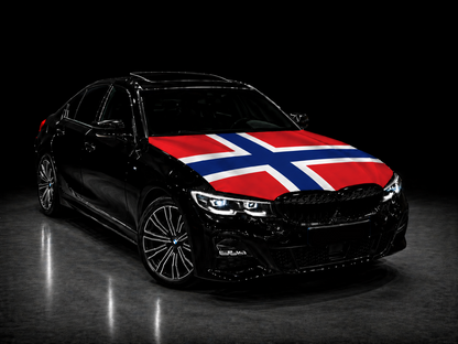 Elastic Fabric Hood Flag (Compatible with all cars)
