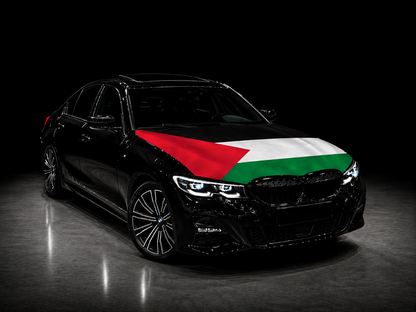 Elastic Fabric Hood Flag (Compatible with all cars)